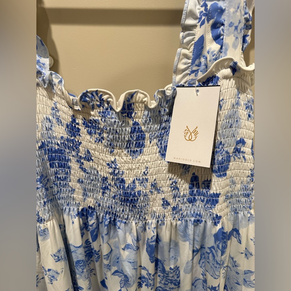 Mahi Gold Maxi Dress
